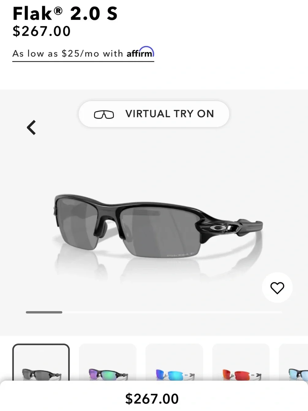 Oakley Men's Sport Sunglasses Black